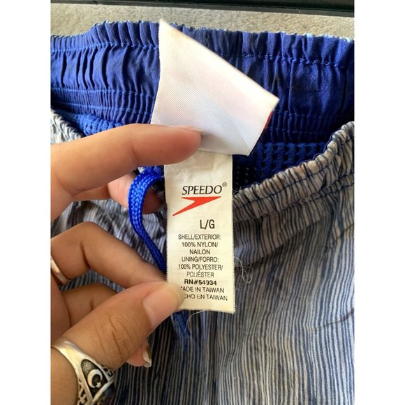 SOLD 2 Men's Swimming Trunks Size L Speedo and Burnside - Picture 5 of 13